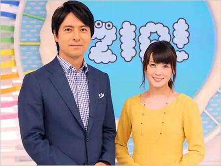 ZIP!司会の北乃きい&桝太一アナウンサー