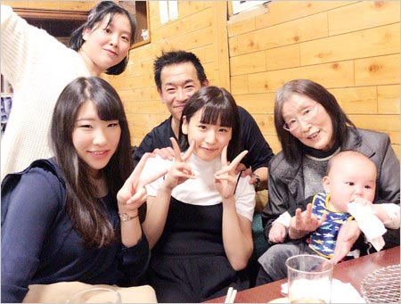 はるごん・仲川遥香の家族写真