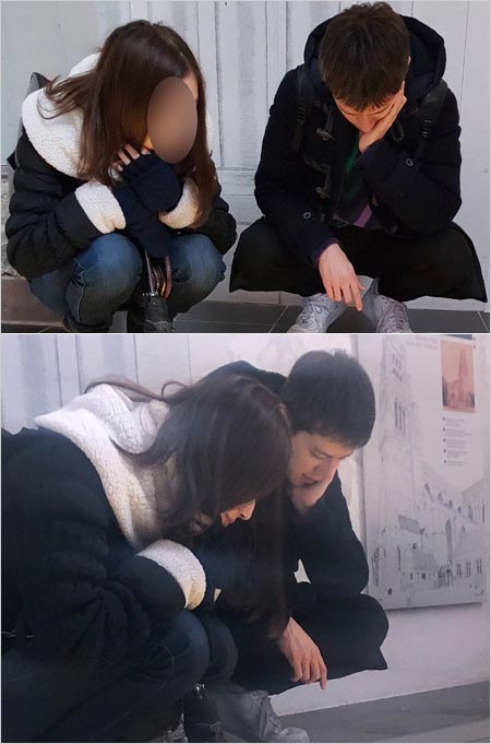 ウエンツ瑛士と日本人女性のベルギーデート写真