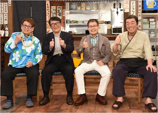 ザ・ドリフターズメンバーが2017年に『志村けんのだいじょうぶだぁ』で最後の共演時の写真