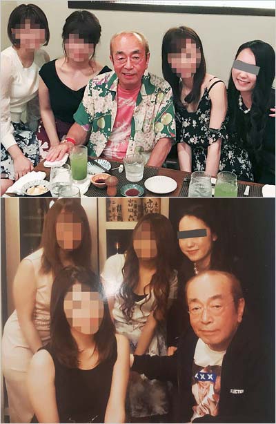 志村けんと元恋人女性等