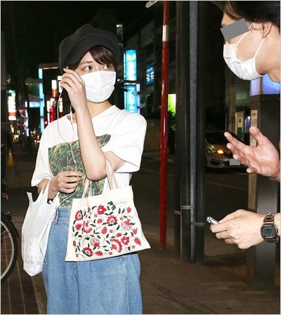 フライデーの直撃取材を受けた吉谷彩子