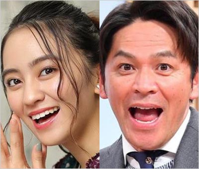 岡田結実と父・岡田圭右