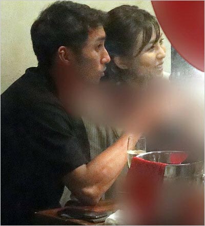 内山靖崇選手と恋人・森田美礼アナウンサーのデート写真