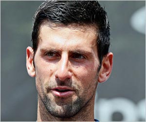 新型コロナウイルス感染のテニス選手ノバク・ジョコビッチ