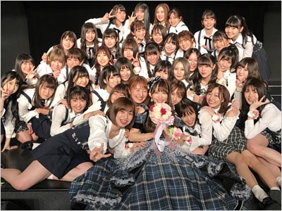 元SKE48松村香織の卒業公演時の写真