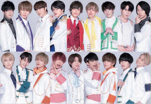 舞台『THE★JINRO イケメン人狼アイドルは誰だ!!』メインキャストの顔写真