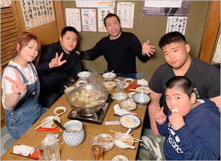 はなわ家族の写真