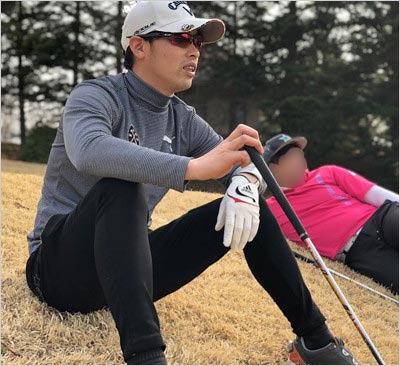 元楽天・阿部俊人のゴルフ姿