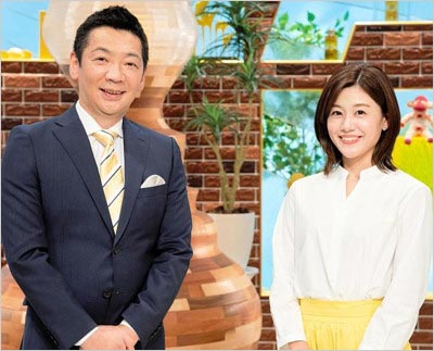 ミヤネ屋MCの宮根誠司アナ＆澤口実歩アナの写真