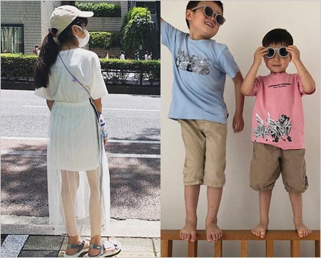 hitomiの長女と長男・次男