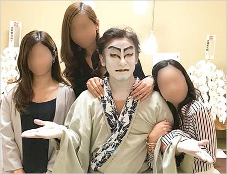 片岡愛之助とモデル美女