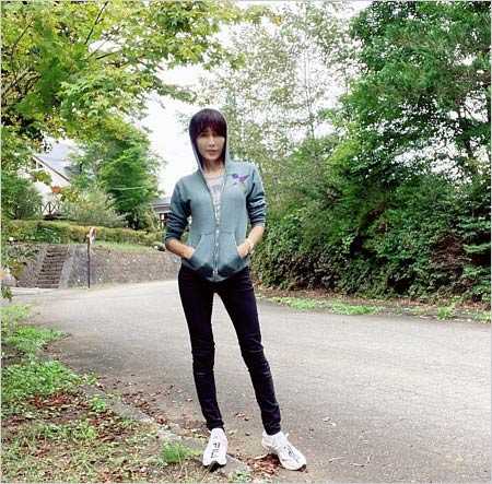 工藤静香の森林浴写真