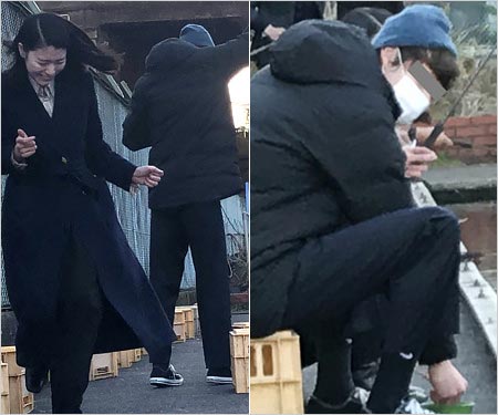 成海璃子と塩顔イケメンのデート