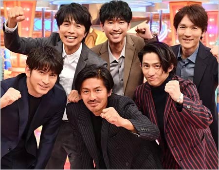 V6（岡田准一・森田剛・三宅健・井ノ原快彦・坂本昌行・長野博）