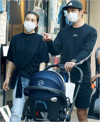 竹内結子と中林大樹&次男