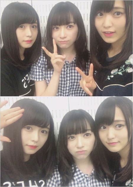 SHE'SのバンドTシャツを着用、長濱ねるの写真