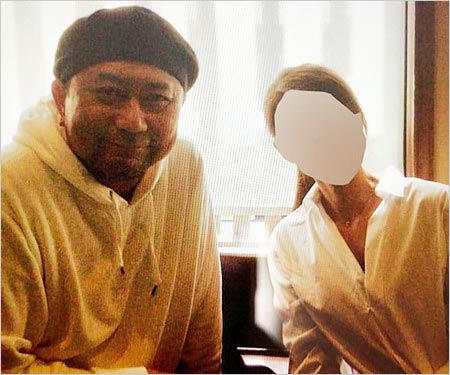 ブラザートムと不倫相手A子の2ショット