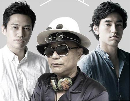 ブラザートムと長男・小柳心＆次男・小柳友