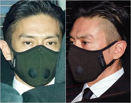 伊勢谷友介被告が初公判に出廷時のマスク着用の顔写真