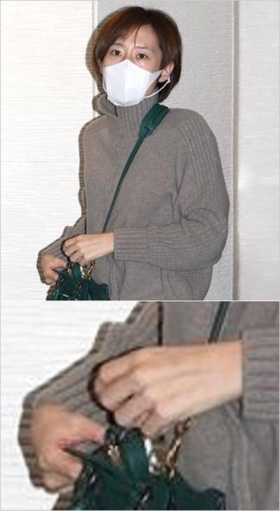 結婚指輪を外した馬淵優佳