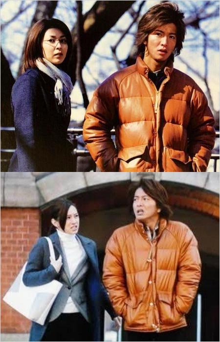 木村拓哉『HERO』APEのダウンジャケットを着用の写真