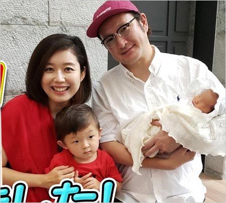中村獅童の家族、妻・足立沙織と子供達