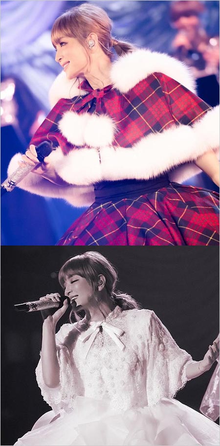 浜崎あゆみが第2子妊娠中、クリスマスイブ・ライブ時の写真