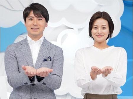 ZIP司会の桝太一アナ・徳島えりかアナ