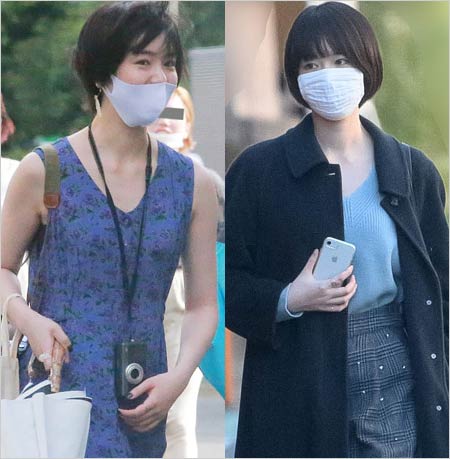 唐田えりかの近影、ショートカットにイメージチェンジ