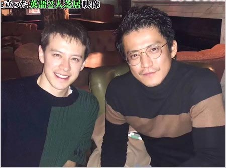 ウエンツ瑛士と小栗旬の2ショット画像