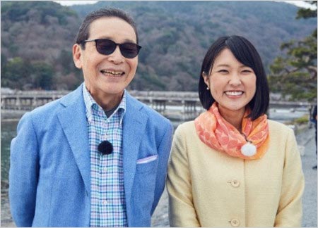 ブラタモリ出演の近江友里恵アナとタモリ