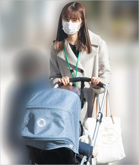 小倉優子と子供のプライベート画像