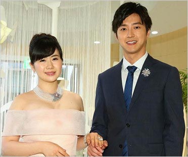 愛ちゃんと旦那・江宏傑選手