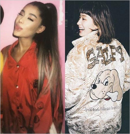 ガルフィー着用のアリアナ・グランデ&コムアイ・水曜日のカンパネラ