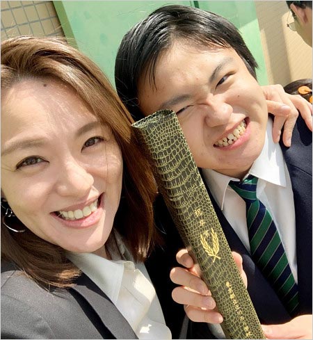 今井絵理子と息子の今井礼夢