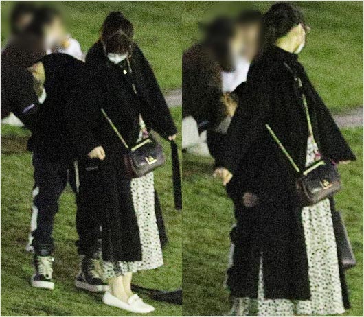 週刊文春撮影の金川紗耶&林蓮音デート画像