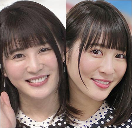 北乃きいがZIP出演時の顔、整形疑惑画像