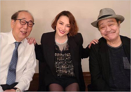 米倉涼子と岸部一徳&西田敏行の画像
