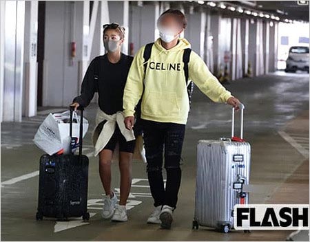 フラッシュの今井華&不倫相手の元格闘家Z氏の画像