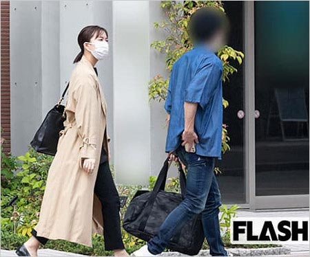 フラッシュの山本雪乃アナと彼氏の画像