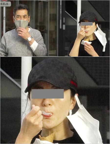 フライデーの井上順と元報道キャスターAのデート画像