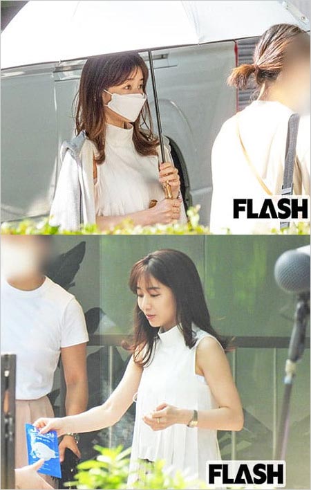 フラッシュの田中みな実が映画初主演、撮影現場の画像