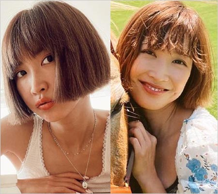 紗栄子ショートボブヘアスタイルにイメチェン後の画像
