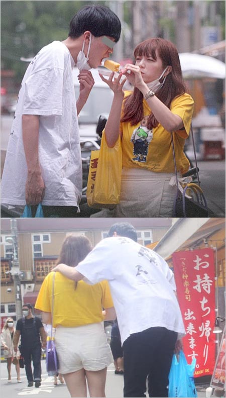 週刊誌の三谷紬アナと彼氏のあ~ん画像