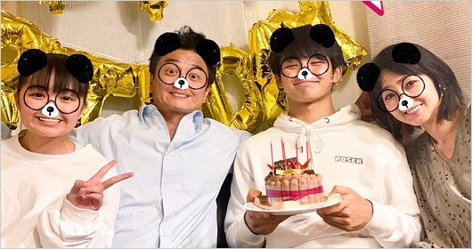 原田龍二の子供と妻