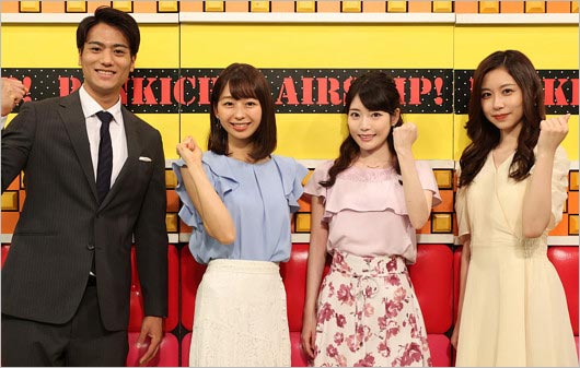 今年フジテレビ入社の新人アナウンサー（山本賢太アナ、竹俣紅アナ、小室瑛莉子アナ、小山内鈴奈アナ）