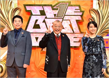 ザ・ベストワン司会の今田耕司・笑福亭鶴瓶・上白石萌歌
