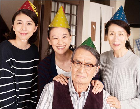 山崎努と竹内結子『長いお別れ』映画共演時の画像