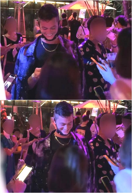 週刊ポストの乙坂智選手クラブ遊び画像